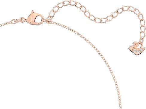 عقد ليليا من سواروفسكي مع زخارف فراشة عائمة وكريستال أزرق على سلسلة مطلية بالروديوم in Kuwait