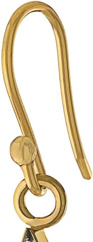 Amazon Collection Sterling Silver Pressed Flower Teardrop Earrings in Saudi Arabia