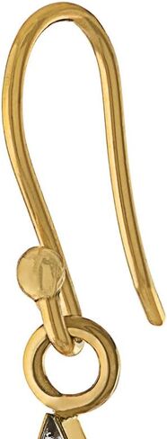 Amazon Collection Sterling Silver Pressed Flower Teardrop Earrings in Kuwait