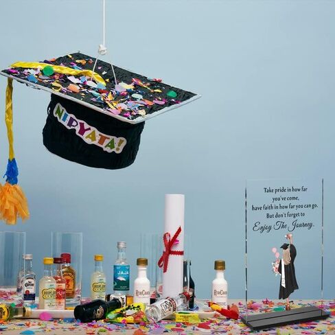AMBREGRISSUN 2024 Graduation Gifts for Black Women Black Girl for Teen Girls Daughter Sister Friends Desk Sign Farewell Leaving Goodbye Gifts for Black Female College University Birthday Christmas in Saudi Arabia