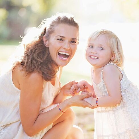 UNGENT THEM 7 عقدة عين الشر Mommy and Me سوار قابل للتعديل للعائلة الأم والأولاد والبنات in Kuwait