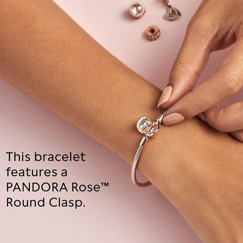 PANDORA Jewelry Smooth Moments Snake Chain Charm Bracelet in Saudi Arabia