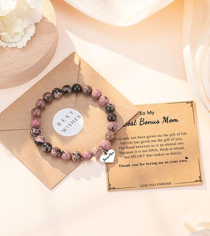 DiRikiss Heart Charm Bracelet for Nana Grandma Mom Daughter Best Friend Sister, Birthday Christmas Valentine's Day Gifts for Teen Girls Women in Kuwait