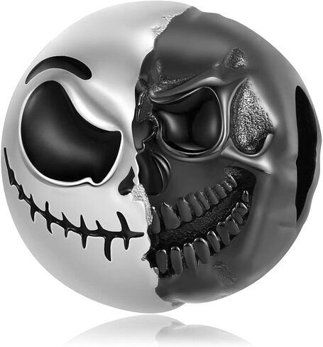 AIEGNOS Skull Charms for Women Bracelet 925 Sterling Silver Anime Charms for European Snake Charm Bracelet Necklace for Daughter Sister Christmas Birthday Gifts in Kuwait