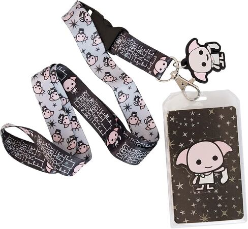 Loungefly Harry Potter Dobby All Over Print Lanyard with Dobby Charm in Saudi Arabia