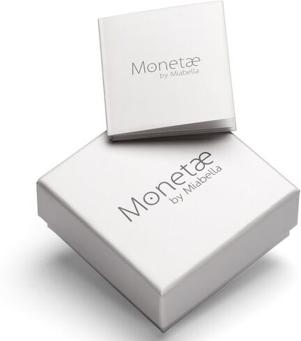 Miabella 18K Gold over Sterling Silver Genuine Italian 20-Lira Coin Dangle Medallion Charm Pendant for Bracelet Necklace Women Men 925 Made in Italy in Kuwait