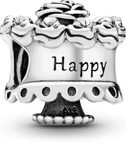 باندورا دلاية من الفضة الاسترلينية بتصميم عبارة «Happy Birthday» من جوليري, معدن in Kuwait