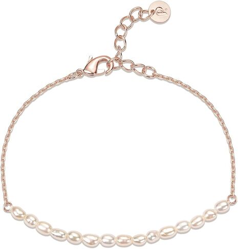 PAVOI Gold Tiny Pearl Bracelet | 14K Gold Plated Freshwater Cultured Pearls | Bracelets for Women in Saudi Arabia