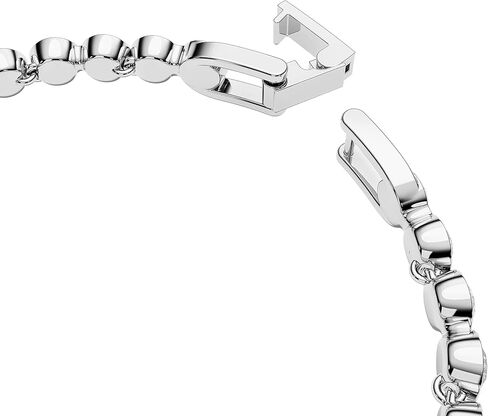 Swarovski Tennis Bracelet and Earring Jewelry Collection, Rhodium Finish, Clear Crystals in Saudi Arabia