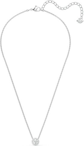 Swarovski Angelic Bracelet and Necklace Jewelry Collection, Rhodium Tone Finish, Clear Crystals in Saudi Arabia