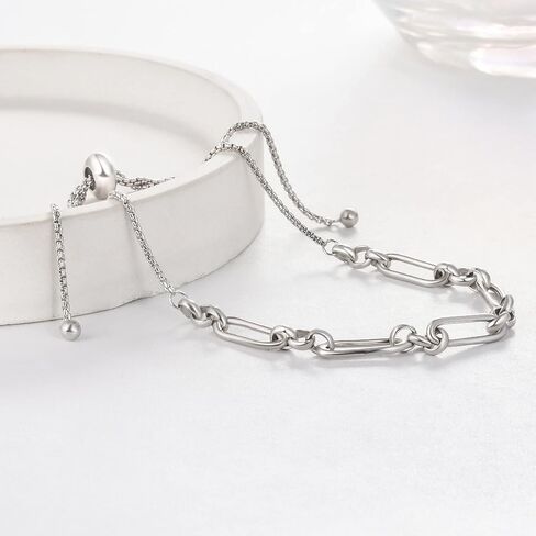 CHIC & ARTSY 925 سوار الكاحل من الفضة الاسترليني خلخال متعدد الطبقات للنساء الأقمار الصناعية، نجمة، صليب، دائرة، فراشة، دمعة، قرص بيضاوي الطبقات خلخال الشاطئ مجوهرات in Kuwait