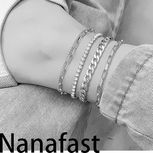 Nanafast 4-6PCS مجموعة أساور الكاحل للنساء الذهب بوهو شاطئ خلخال سلسلة قابل للتعديل مجوهرات للقدم للفتيات أسلوب بسيط للغاية in Saudi Arabia