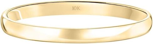 Women's 10K or 14K Rose, White or Yellow Gold 2MM Petite Classic Plain Wedding Band by Brilliant Expressions in Saudi Arabia