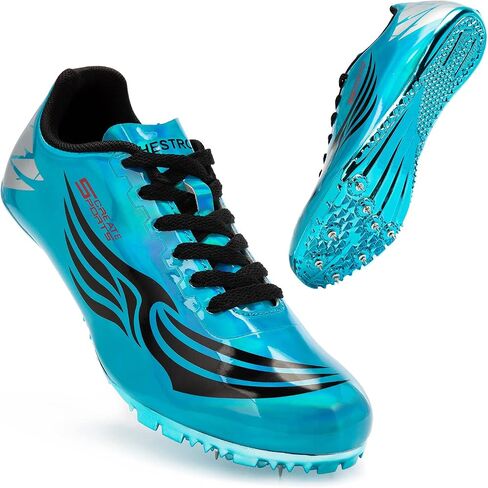 أحذية THESTRON للجنسين Track Spikes Running Sprint أحذية المسار والميدان للرجال والنساء والأطفال أحذية رياضية رائعة للجري والسباق in Kuwait