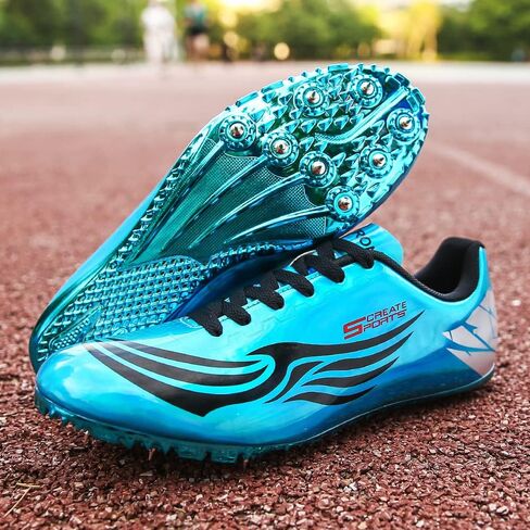 أحذية THESTRON للجنسين Track Spikes Running Sprint أحذية المسار والميدان للرجال والنساء والأطفال أحذية رياضية رائعة للجري والسباق in Kuwait