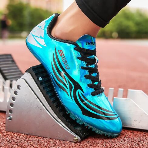 أحذية THESTRON للجنسين Track Spikes Running Sprint أحذية المسار والميدان للرجال والنساء والأطفال أحذية رياضية رائعة للجري والسباق in Kuwait