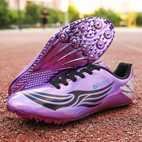 أحذية THESTRON للجنسين Track Spikes Running Sprint أحذية المسار والميدان للرجال والنساء والأطفال أحذية رياضية رائعة للجري والسباق in Kuwait