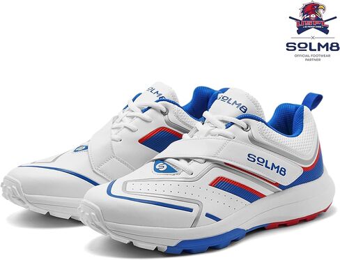S4 Lightweight Cricket Shoes for Men Fast Strap Rubber Spikes, Water-Resistant Footwear for Outdoor and Field Sports with All Round Performance in Saudi Arabia