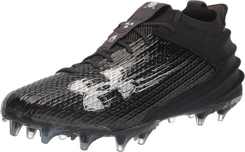 حذاء كرة القدم Blur Smoke 2.0 Moulded Cleat للرجال من Under Armour، (003) أسود/أسود/أسود، 10.5 in Saudi Arabia