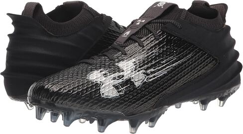 حذاء كرة القدم Blur Smoke 2.0 Moulded Cleat للرجال من Under Armour، (003) أسود/أسود/أسود، 10.5 in Saudi Arabia
