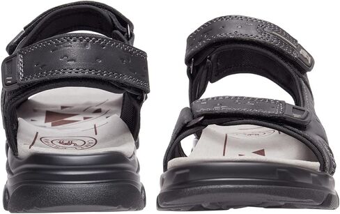 صنادل جلدية للرجال من CAMEL CROWN للتنزه في الهواء الطلق ورياضات الشاطئ المائية صنادل رجالي للصيف مع أشرطة مفتوحة عند الأصابع قابلة للتعديل in Kuwait