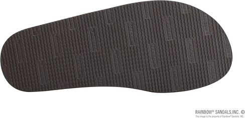 Rainbow Sandals Men's Leather Double Layer with Arch Wide Strap in Saudi Arabia