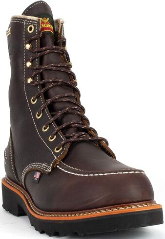 Thorogood Mens 8" FLYWAY USA BRN W/P Boots in Kuwait