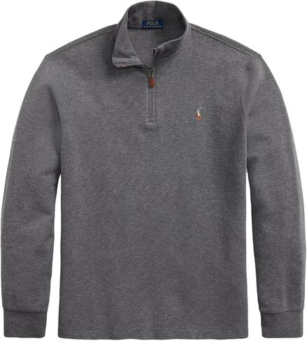 POLO RALPH LAUREN Men's Classic Estate-Rib Quarter-Zip Pullover Sweater in Saudi Arabia