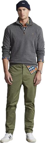 POLO RALPH LAUREN Men's Classic Estate-Rib Quarter-Zip Pullover Sweater in Saudi Arabia