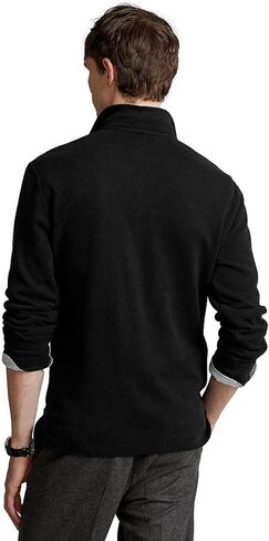 POLO RALPH LAUREN Men's Classic Estate-Rib Quarter-Zip Pullover Sweater in Saudi Arabia