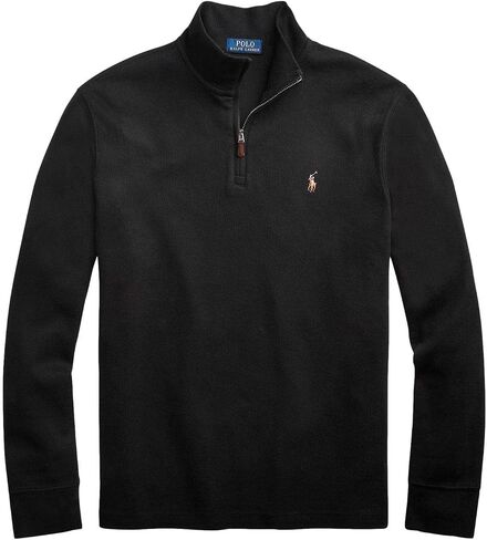 POLO RALPH LAUREN Men's Classic Estate-Rib Quarter-Zip Pullover Sweater in Saudi Arabia