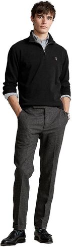 POLO RALPH LAUREN Men's Classic Estate-Rib Quarter-Zip Pullover Sweater in Saudi Arabia