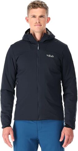 Rab Men's Xenair Alpine Light Hooded Synthetic Insulated Jacket for Hiking and Mountaineering in Saudi Arabia