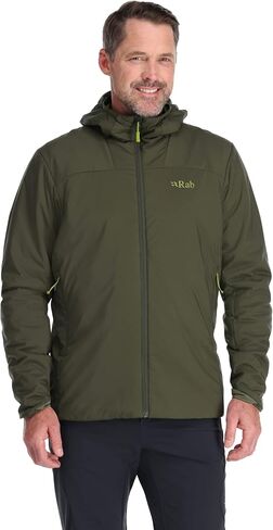 Rab Men's Xenair Alpine Light Hooded Synthetic Insulated Jacket for Hiking and Mountaineering in Saudi Arabia