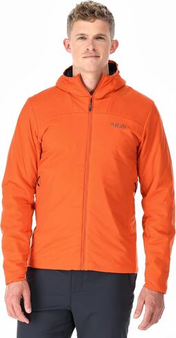 Rab Men's Xenair Alpine Light Hooded Synthetic Insulated Jacket for Hiking and Mountaineering in Saudi Arabia