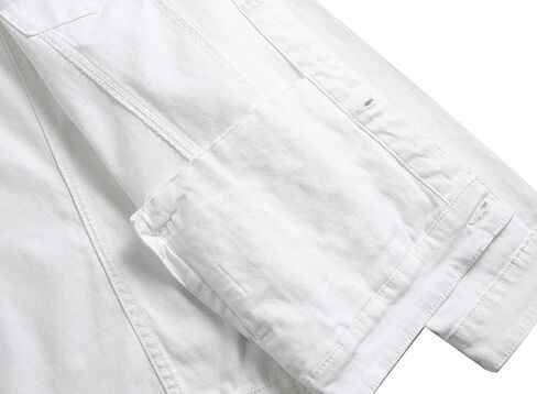 QIMYUM Jean Jacket For Men, Distressed Slim Denim Jacket in Kuwait