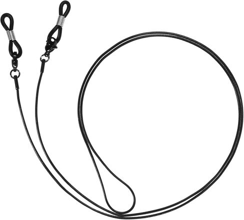 سلسلة نظارات OCR، سلسلة حبل لأقنعة الوجه، سلاسل نظارات شمسية أنيقة، حزام نظارات، سلسلة تثبيت نظارات أنيقة للنساء (أسود) in Kuwait