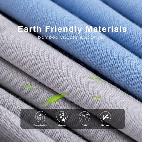 BAMBOO COOL Men's Boxers Soft Underwear Classics Bamboo Viscose Boxer Shorts for Men with Button Fly 3 Pack in Saudi Arabia