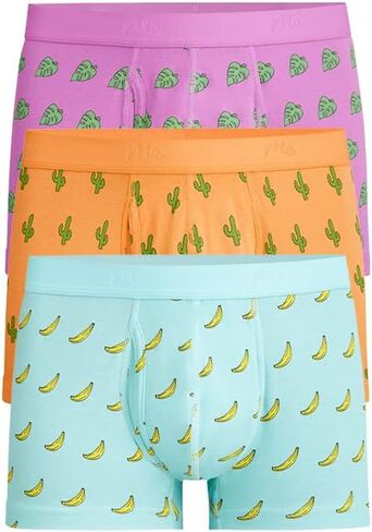MeUndies - ملابس داخلية للرجال من القطن العضوي القابل للتمدد مع ذبابة - 3 عبوات - نسيج حصري من أمازون in Kuwait