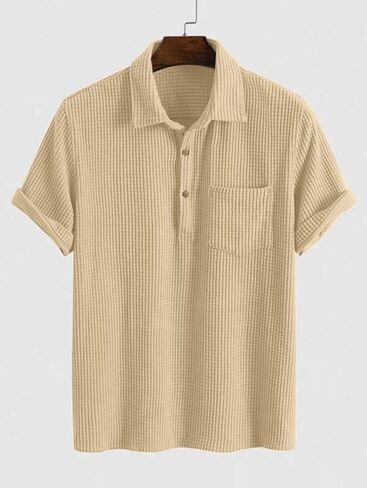 ZAFUL Men's Casual Button-Down Shirts Short Sleeve Striped Dress Shirts Button Down Tops in Saudi Arabia