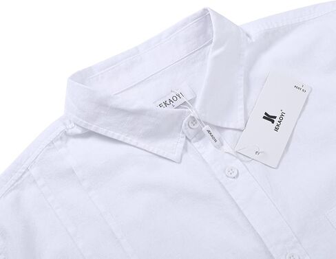 Mens Casual Linen Cotton Button Down Short Sleeve Shirts Cuban Camp Guayabera Beach Tops in Kuwait