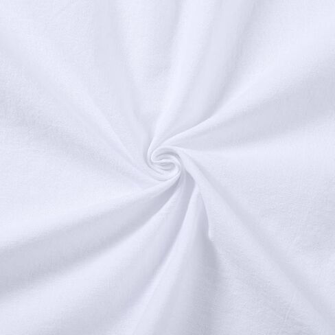 Mens Casual Linen Cotton Button Down Short Sleeve Shirts Cuban Camp Guayabera Beach Tops in Kuwait