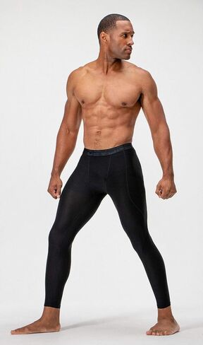DEVOPS 2 or 3 Pack Men's Compression Pants Athletic Leggings with Pocket/Non-Pocket in Kuwait