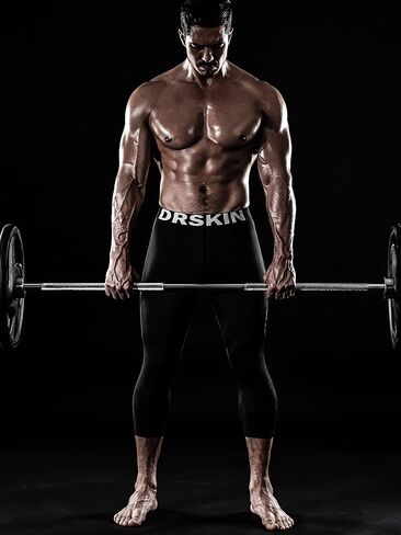 DRSKIN 4، 3 أو 1 حزمة الرجال 3/4 ضغط السراويل الجوارب طماق السراويل الرياضية الرياضية Baselayer تشغيل تجريب نشط in Kuwait