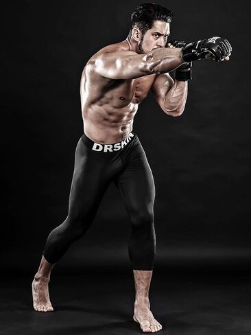 DRSKIN 4، 3 أو 1 حزمة الرجال 3/4 ضغط السراويل الجوارب طماق السراويل الرياضية الرياضية Baselayer تشغيل تجريب نشط in Kuwait