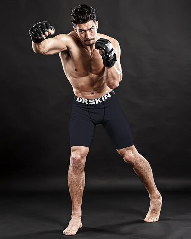 DRSKIN للرجال 6، 4، 3 أو 1 حزمة من السراويل القصيرة الضاغطة السراويل الضيقة Baselayer الرياضة الجري النشط تجريب رياضي in Kuwait
