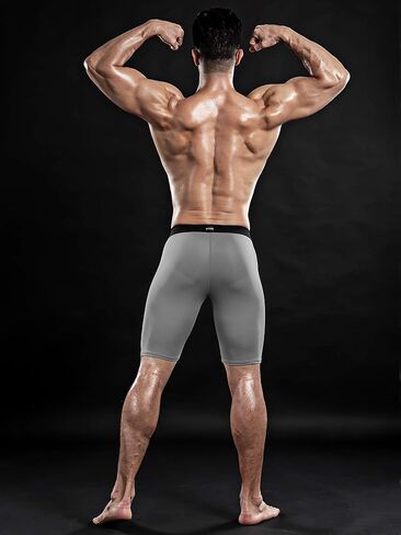 DRSKIN للرجال 6، 4، 3 أو 1 حزمة من السراويل القصيرة الضاغطة السراويل الضيقة Baselayer الرياضة الجري النشط تجريب رياضي in Kuwait