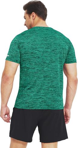 MAGCOMSEN Men's Workout T-Shirts Quick Dry Athletic Moisture Wicking Performance Shirt for Running Gym in Kuwait