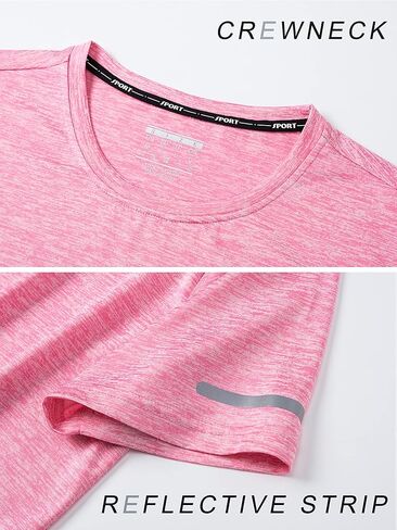 MAGCOMSEN Men's Workout T-Shirts Quick Dry Athletic Moisture Wicking Performance Shirt for Running Gym in Kuwait