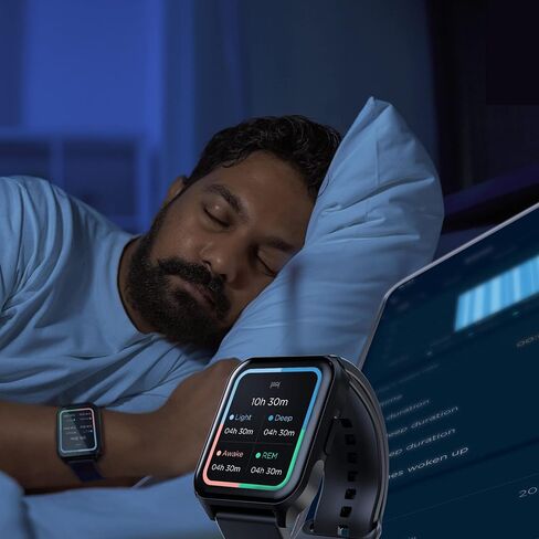 موتورولا ساعة موتو ووتش 70 الذكية للصحة واللياقة البدنية للارتداء اليومي، ميزات صحية متطورة، عمر بطارية يصل الى 10 ايام، متوافقة مع اندرويد واي او اس، اسود فانتوم، 43 ملم (MOSWZ70-PB) in Kuwait